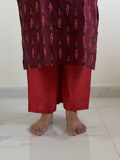 Tholi - Ikat Cotton Straight Pant - Colors
